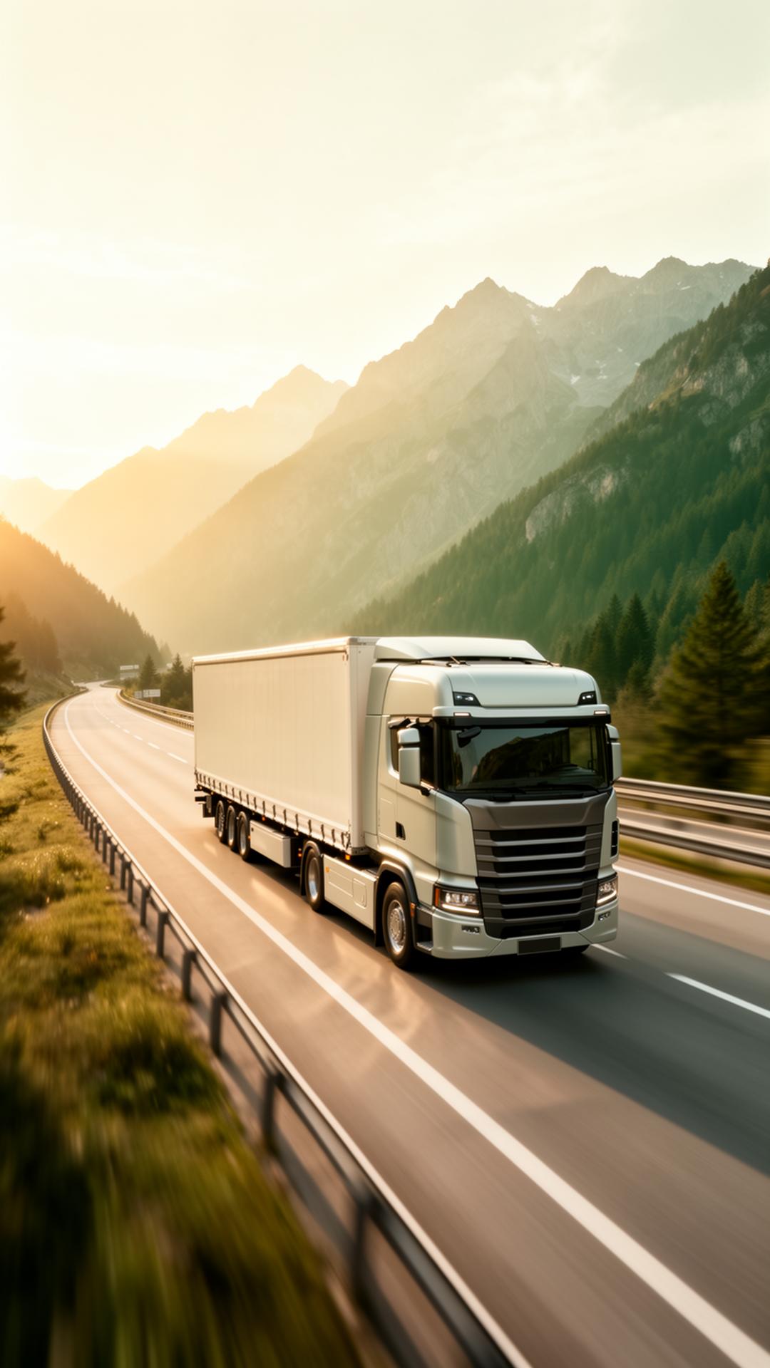 Międzynarodowy transport drogowy SIJUCAO na trasie alpejskiej